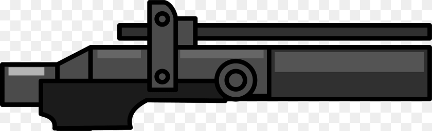 1920x585 Dark Grey Barrel Clipart, Firearm, Gun, Rifle, Weapon Sticker PNG