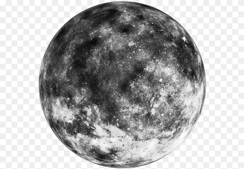 583x583 Dark Moon Black And White Astronomy, Nature, Night, Outdoors Transparent PNG