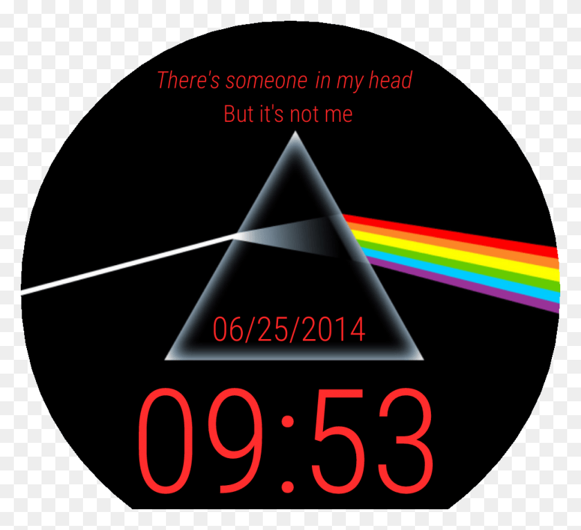 960x870 Dark Side Face, Triangle, Light, Clock HD PNG Download