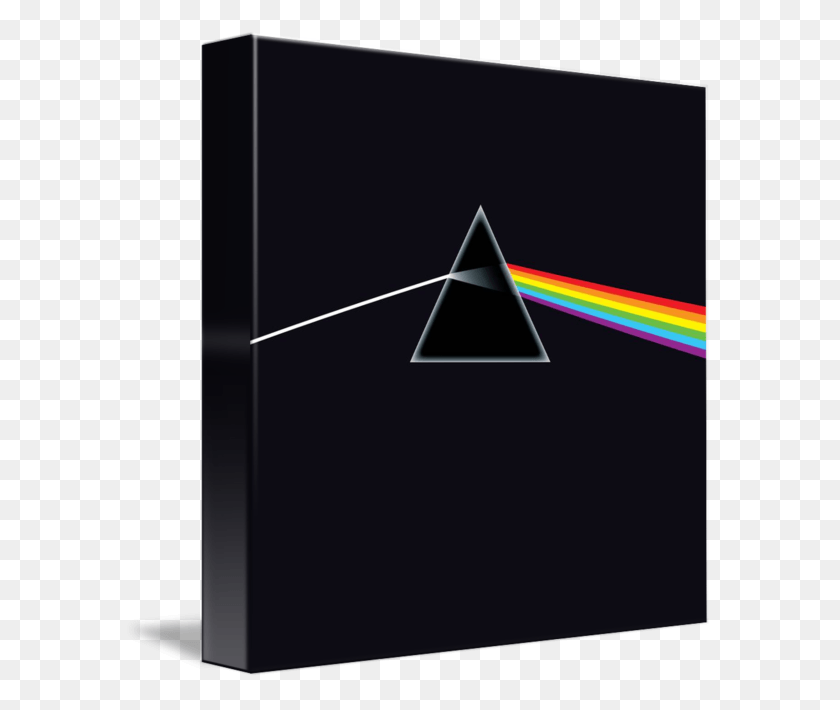 589x650 Dark Side Of The Moon Dark Side Of The Moon, Triangle HD PNG Download