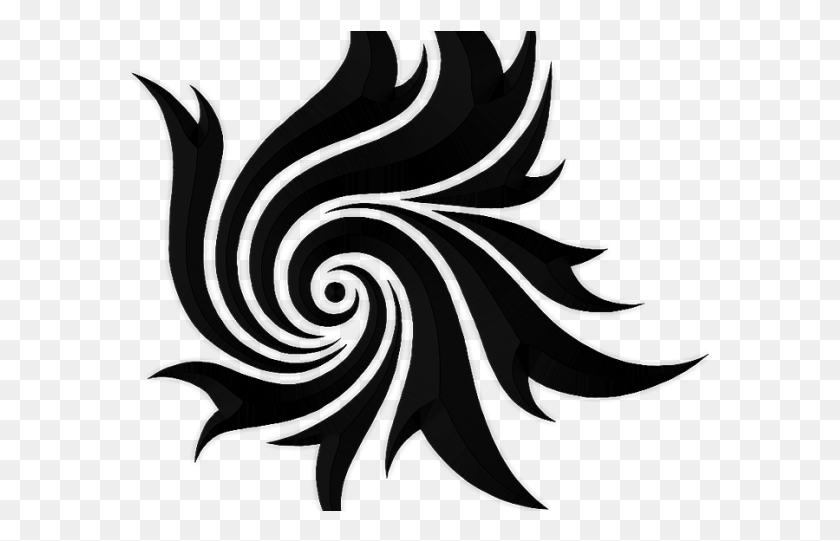 585x481 Dark Souls Clipart Logo Kitsune Tribal Tattoo, Graphics, Diseño Floral Hd Png