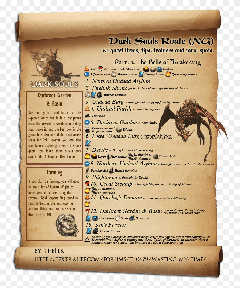 759x946 Dark Souls Guide By Colinttx Dark Souls, Text, Menu, Bird HD PNG Download