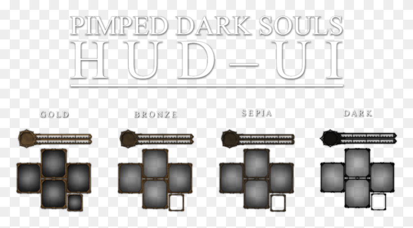 814x421 Dark Souls Health Bar Dark Souls 3 Hud, Word, Text, Alphabet HD PNG Download