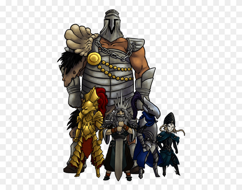 448x599 Dark Souls Transparent Images Gough Dark Souls Transparent, Person, Human, Knight HD PNG Download