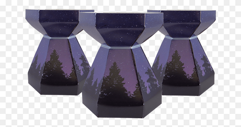666x386 Dark Starry Skies Design 3 Pack Vase, Pottery, Jar, Watering Can Descargar Hd Png