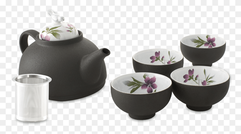 1939x1019 Dark Tea Set Clipart Photos Twinings Tea Cup Set, Pottery, Saucer, Wedding Cake HD PNG Download