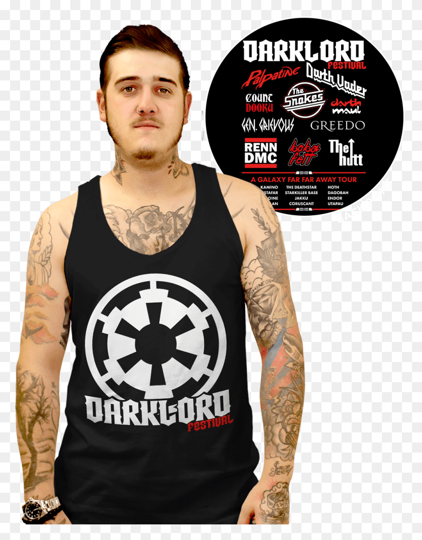 1000x1300 Darklord Festival Active Tank, Skin, Tattoo, Person HD PNG Download