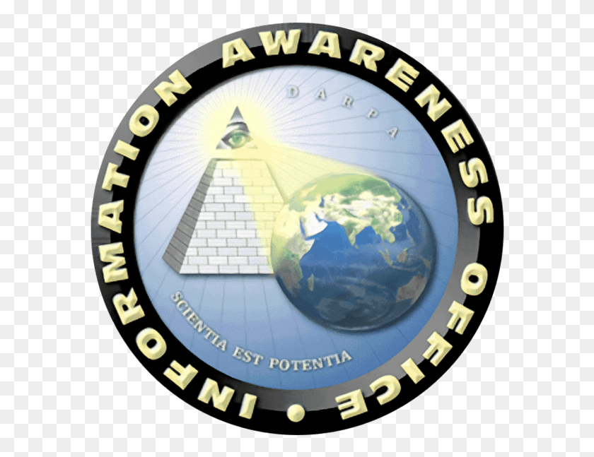 587x587 Darpa Total Information Awareness Logo All Seeing Eye Earth, Outer Space, Astronomy, Space HD PNG Download