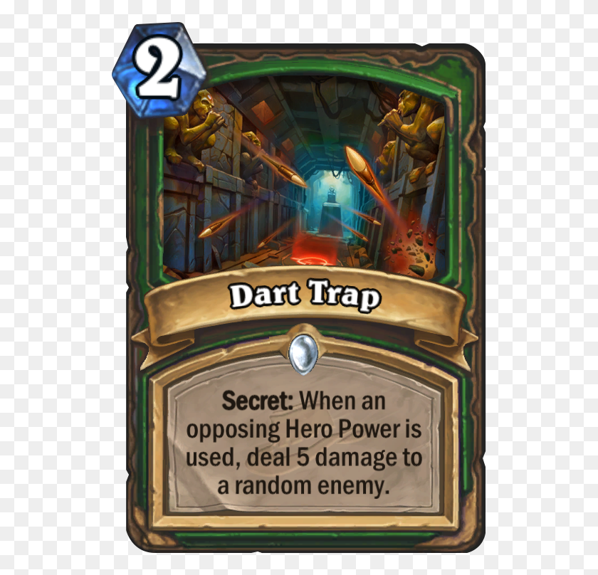 527x748 Dart Trap Card Hearthstone Dart Trap, Person, Human, Overwatch HD PNG Download