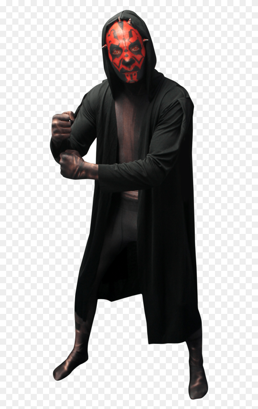 517x1269 Darth Maul Morphsuit Darth Maul Full Body, Clothing, Apparel, Hand HD PNG Download