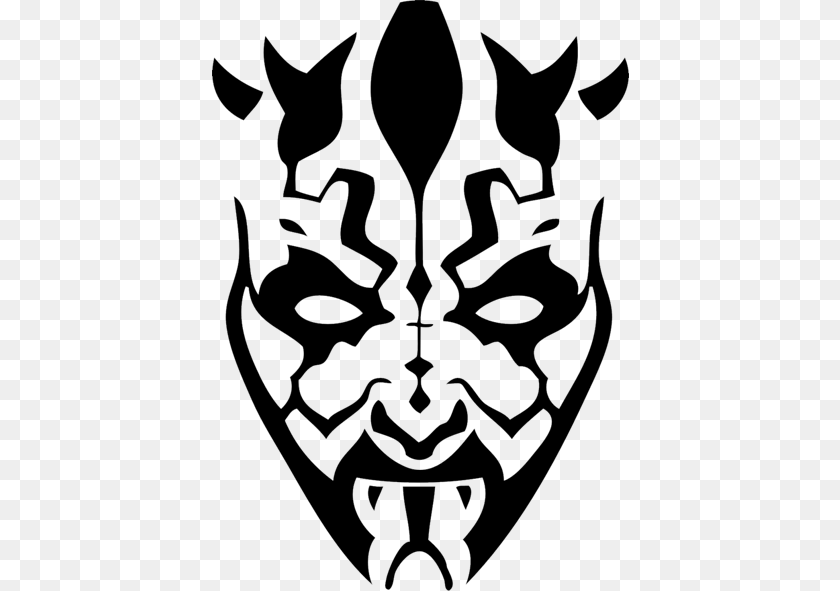 Darth Maul Stencil, Lighting, Silhouette, Cross, Symbol Clipart PNG