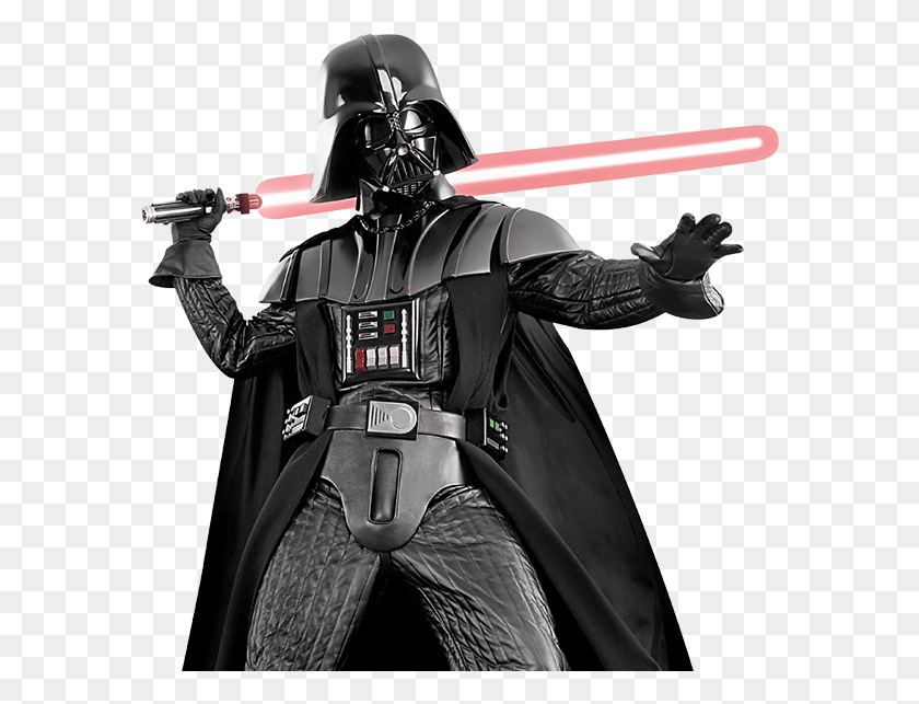 585x583 Descargar Png Darth Vader Fathead La Guerra De Las Galaxias Darth Vader, Persona, Humano, Ropa Hd Png