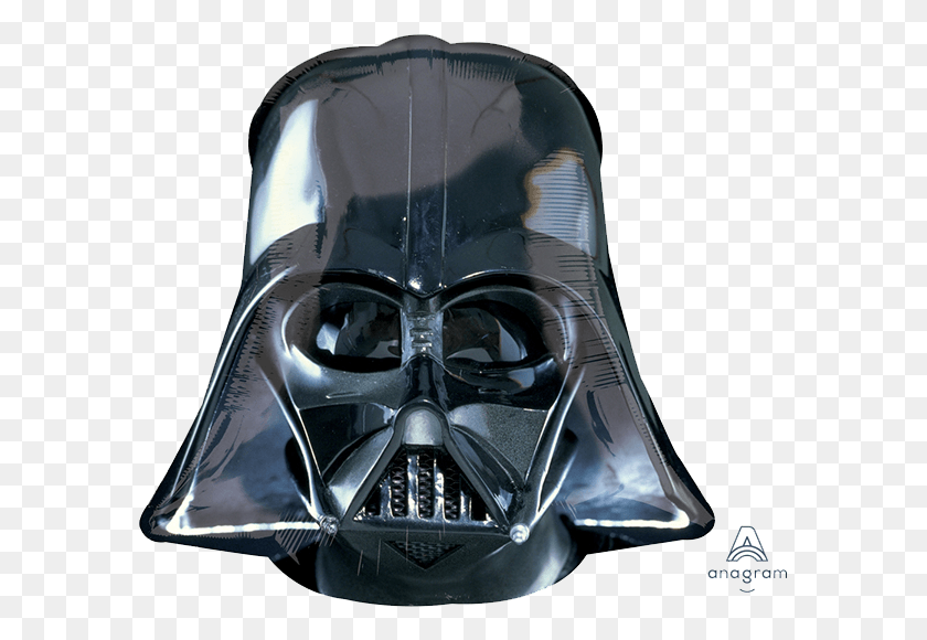 589x520 Darth Vader Helmet Black Supershape Balloon Darth Vader, Clothing, Apparel, Mask HD PNG Download