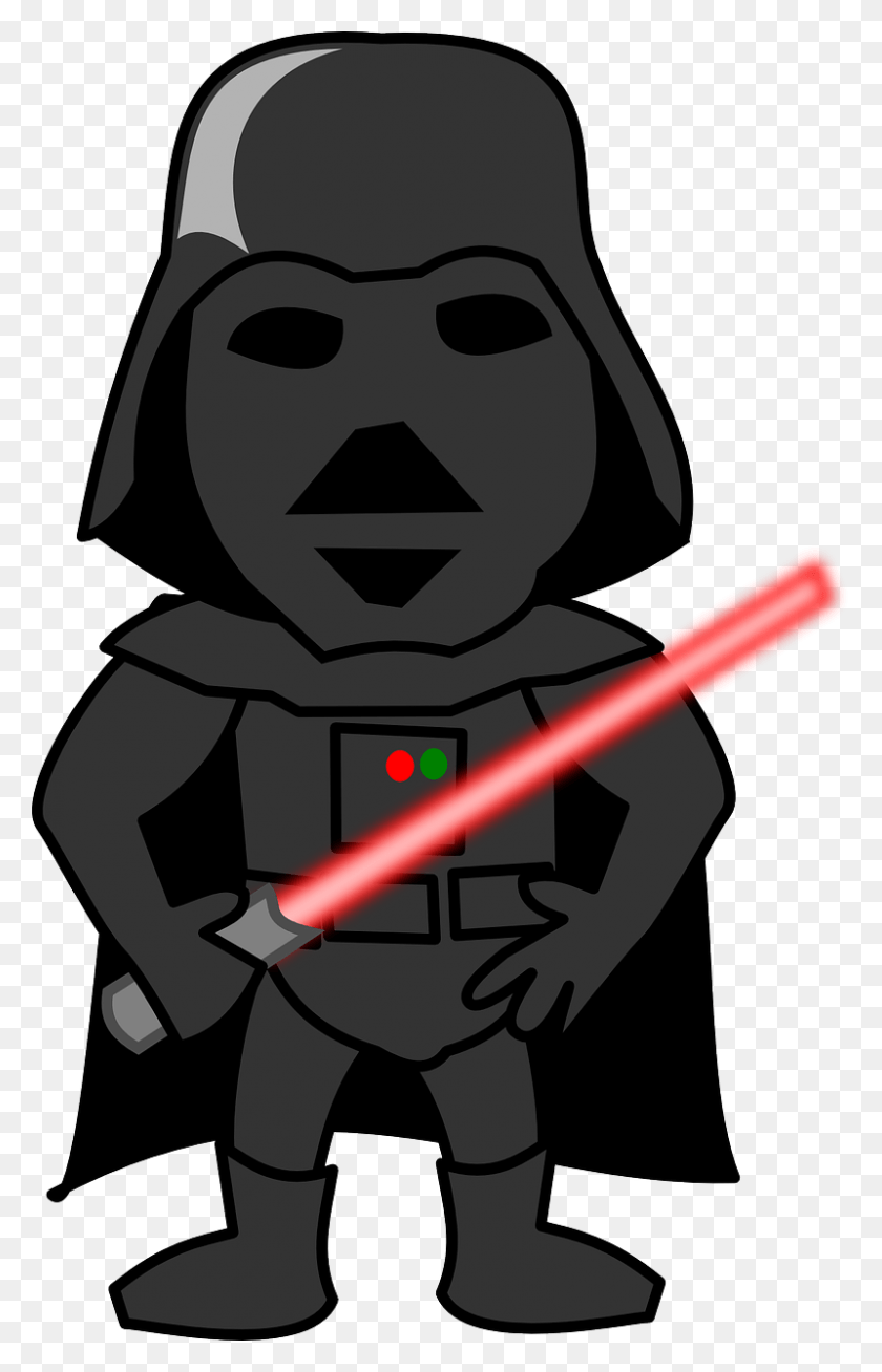 800x1280 Darth Vader Light Sabre Funny Image Stormtrooper And Darth Vader Cartoon, Label, Text, Stencil HD PNG Download
