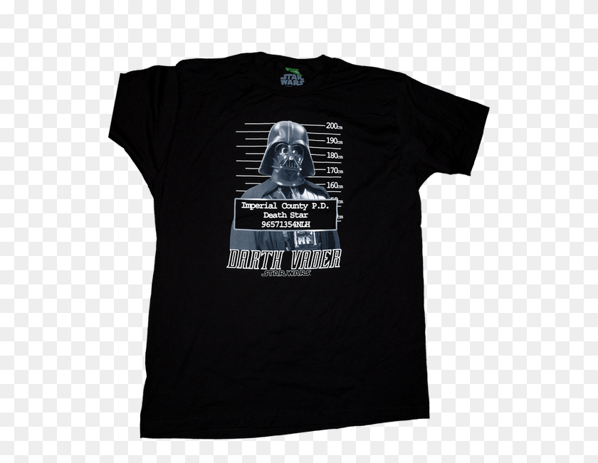 542x591 Descargar Png Darth Vader Mug Shot Camiseta Para Niños O Juventud Darth Vader, Ropa, Manga Hd Png