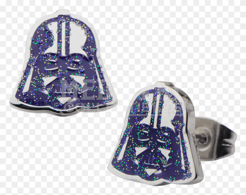 831x645 Descargar Png Darth Vader Pendientes De Botón De Esmalte Púrpura Darth Vader, Monedero, Bolso Hd Png