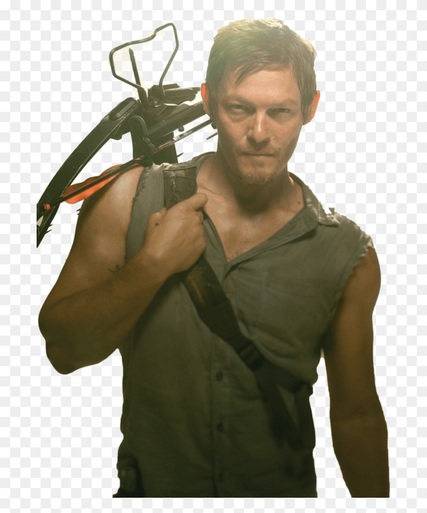 698x949 Daryl Daryl From Walking Dead, Person, Human, Man HD PNG Download