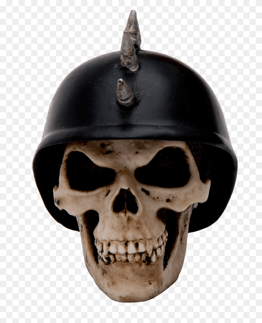 780x975 Das German Helmet Skull Custom Knob Filter Topper Skull, Clothing, Apparel, Crash Helmet HD PNG Download