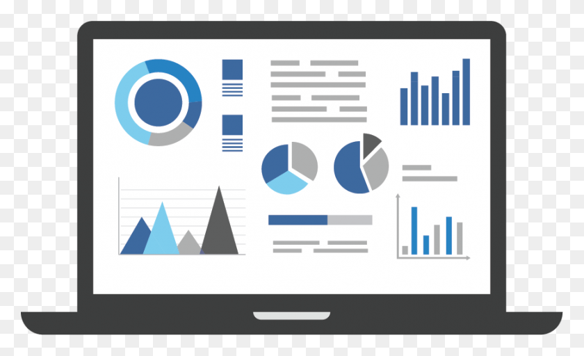 868x504 Dashboards And Analytics Analytics Dashboard Icon, Text, Envelope, Mail HD PNG Download