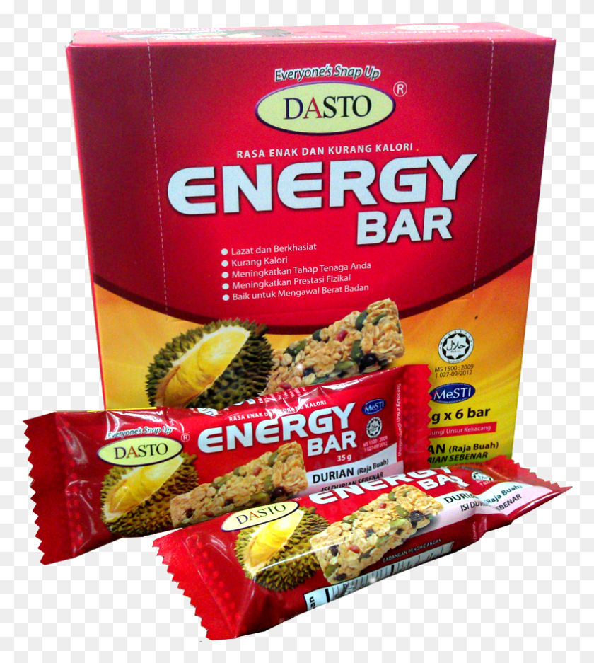 784x882 Descargar Png Dasto Energy Bar Durian Dasto Energy Bar, Snack, Alimentos, Piña Hd Png