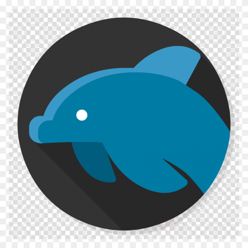 900x900 Descargar Pngdatos Azul Delfín Transparente Fondo Transparente Lp Vinilo, Mamíferos, Animales, Vida Marina Hd Png