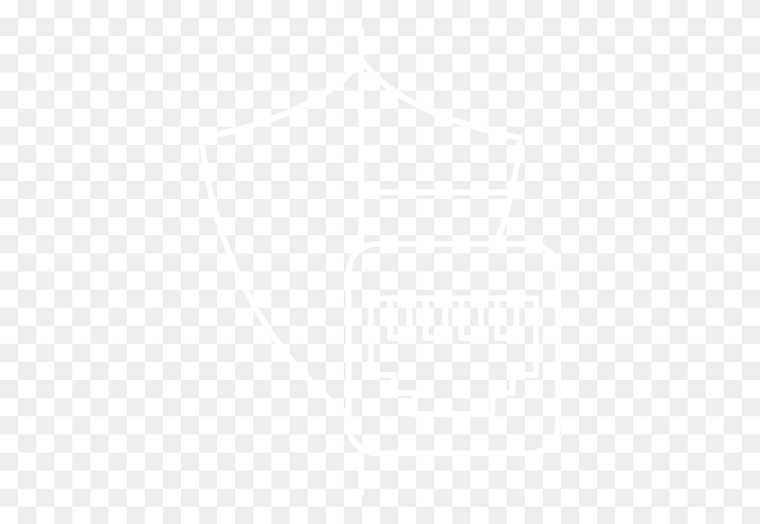 401x519 Значок Утечки Данных Логотип Джона Хопкинса Белый, Доспехи, Лук, Символ Hd Png Скачать