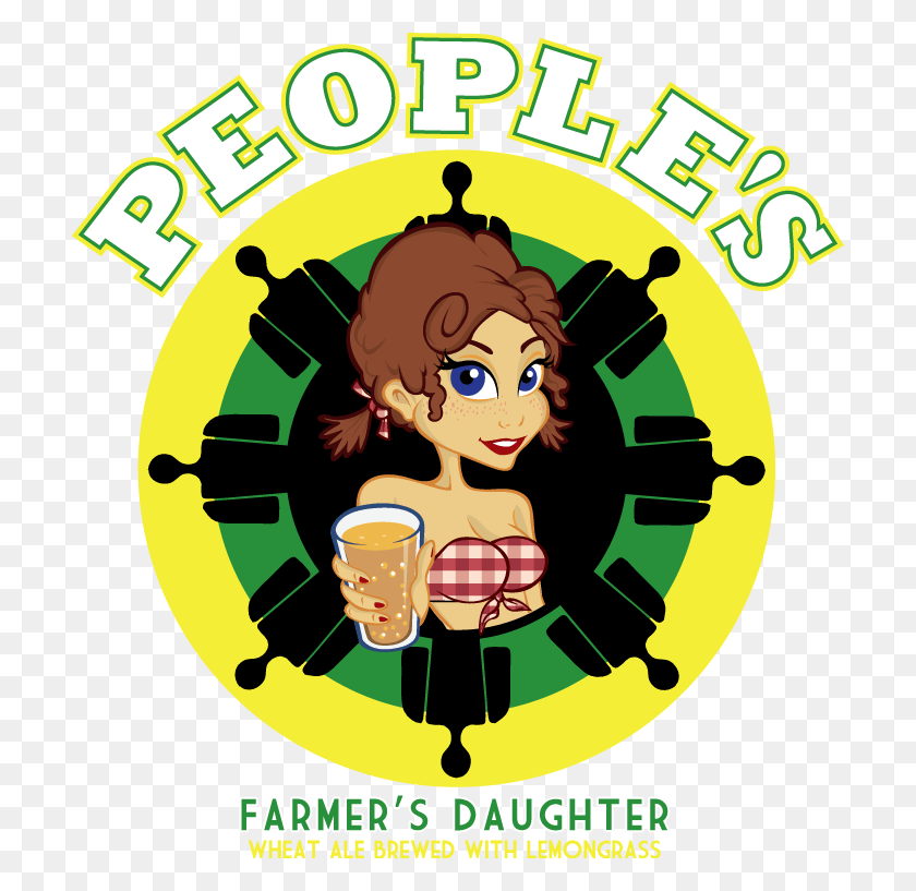 708x757 Daughter Wheat Peoples Brewery, Person, Human, Text HD PNG Download