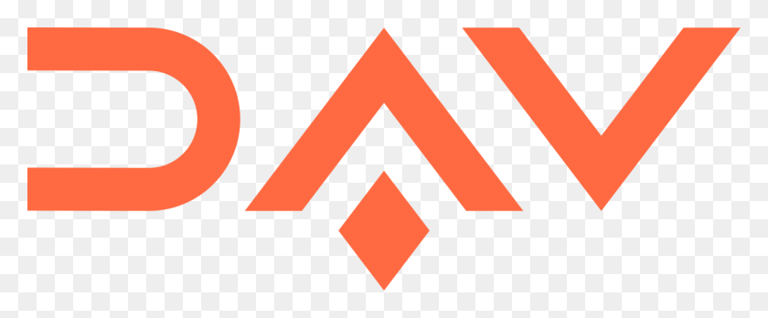 1200x444 Dav Dav Network Logo, Triangle, Symbol, Label HD PNG Download