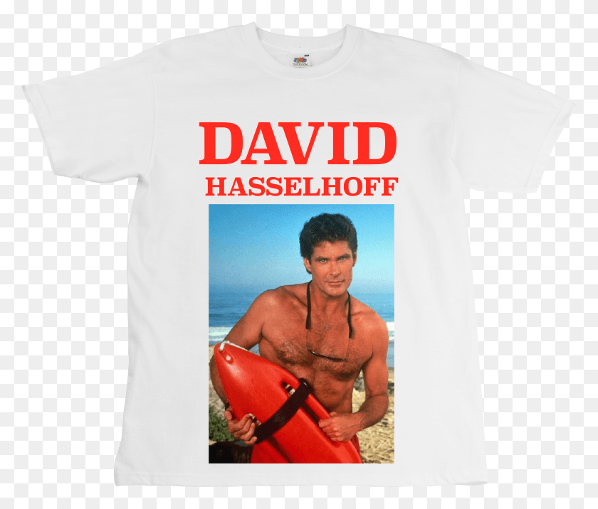 4916x4137 David Hasselhoff Baywatch Tee Camiseta Unisex Digital David Hasselhoff Baywatch Hd Png Descargar