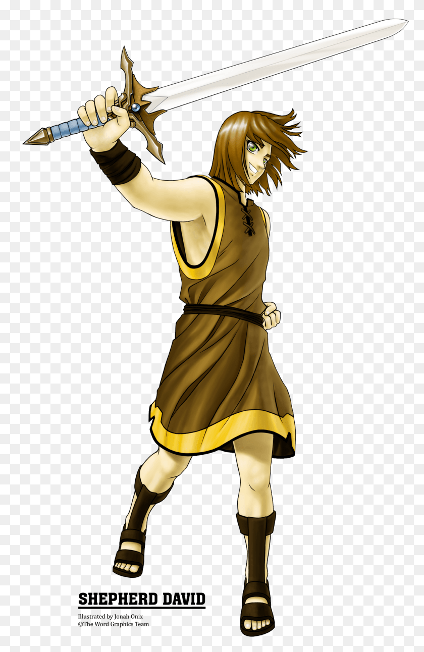 1347x2128 David In Bible Anime, Person, Human, Costume HD PNG Download