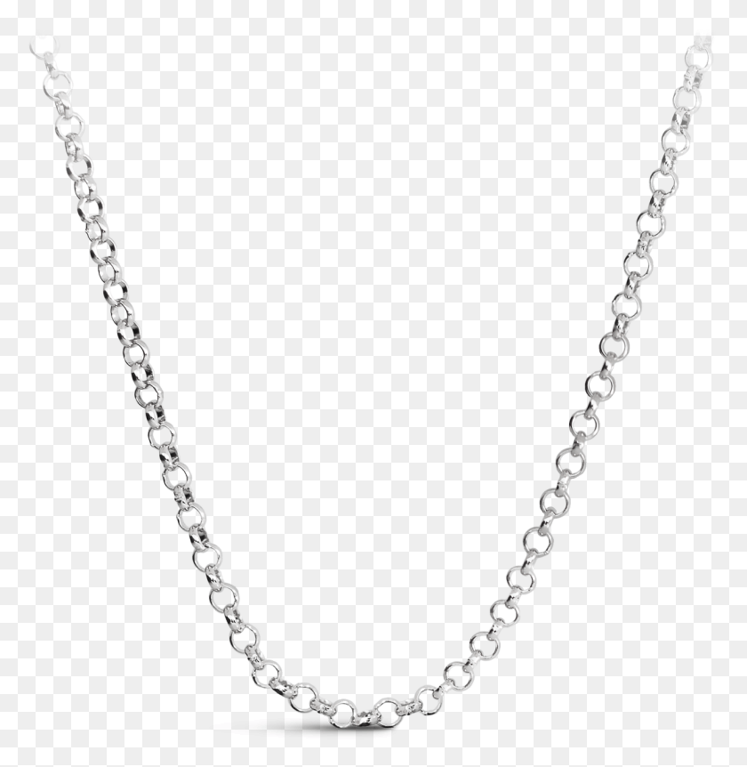 1225x1260 Цепочка Davidrose Rolo Из Белого Золота С Бриллиантом Tanishq Mangalsutra, Кулон, Ожерелье, Ювелирные Изделия Png Скачать