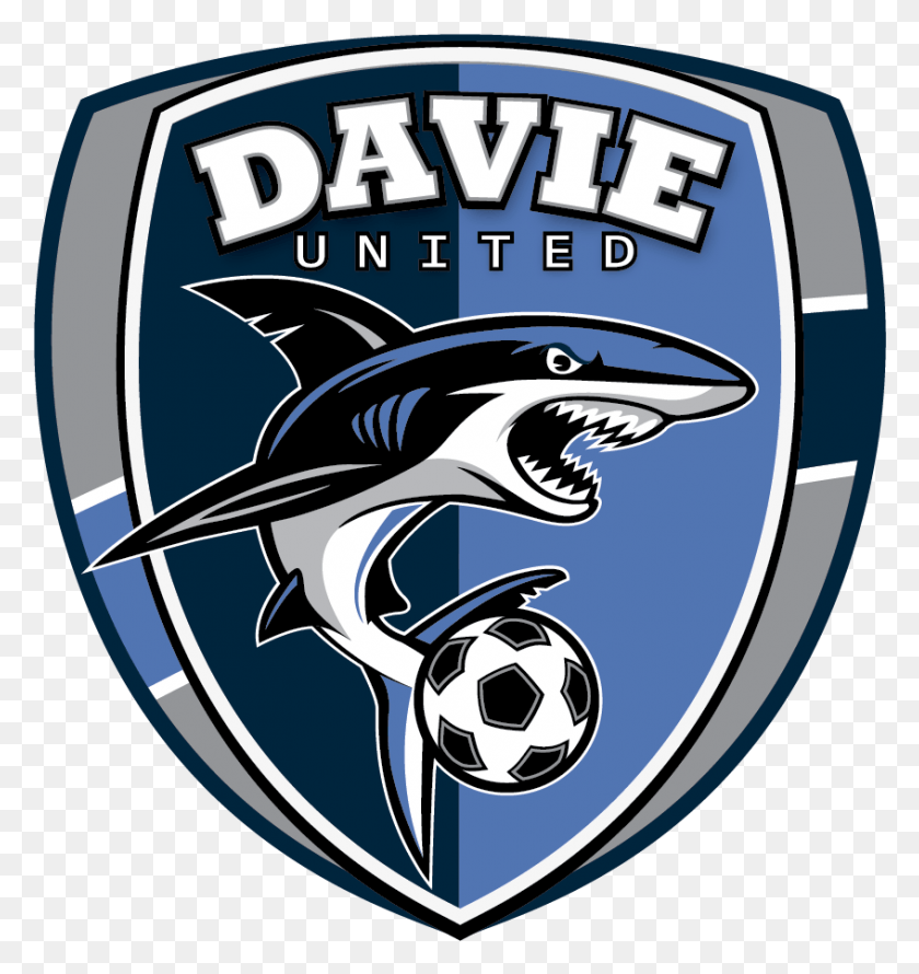 846x901 Davie Sharks Soccer Club, Logo, Symbol, Trademark HD PNG Download