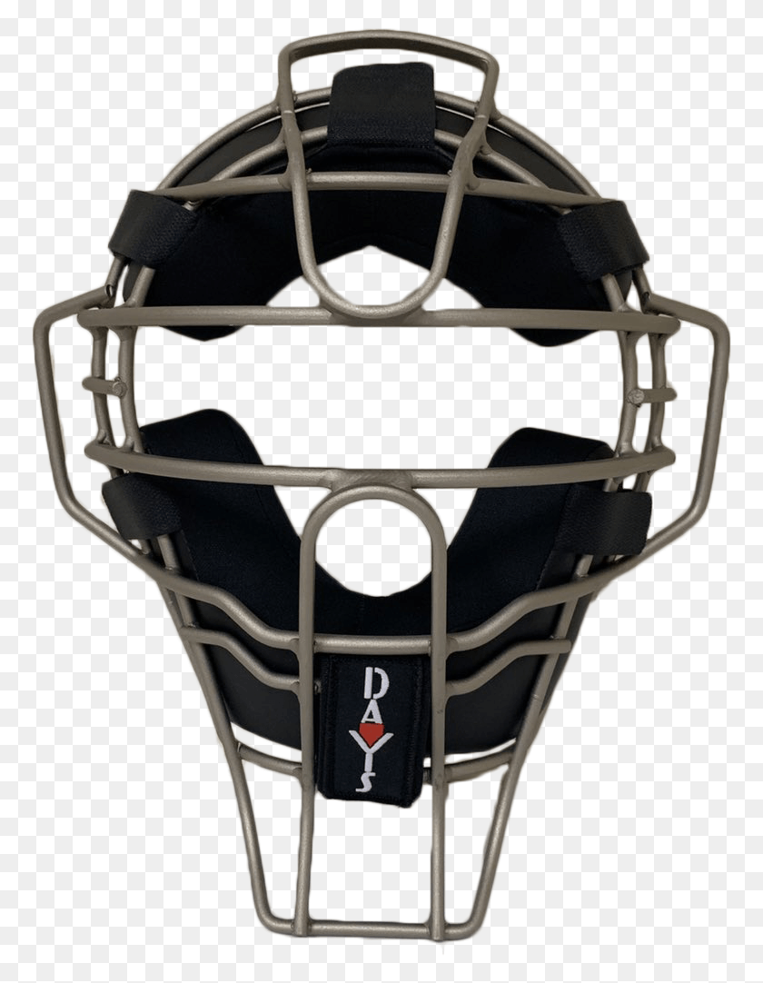 771x1022 Davis Ice Gray Feather Weight Umpire Mask, Clothing, Apparel, Helmet HD PNG Download
