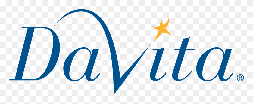 2388x878 Davita Logo Transparent Calligraphy, Text, Alphabet, Symbol HD PNG Download