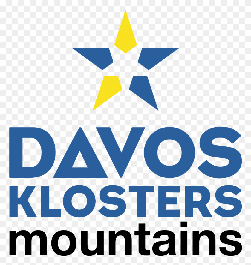 928x985 Davos Klosters Mountains Logo Davos, Symbol, Star Symbol, Poster HD PNG Download