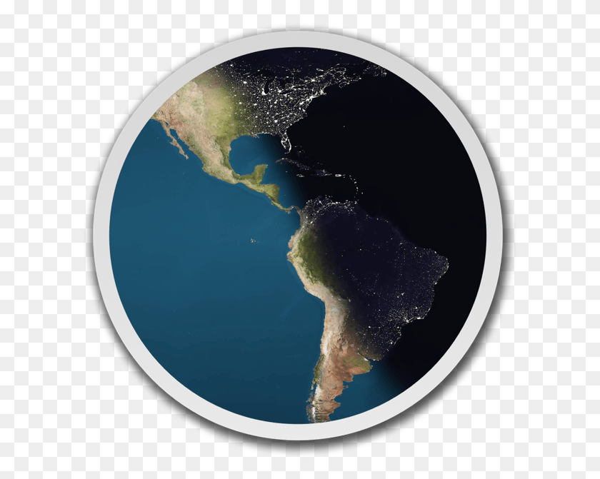 611x611 Day Amp Night World Map Studio 4 Pacific Ocean Shadow Zone, Outer Space, Astronomy, Space HD PNG Download