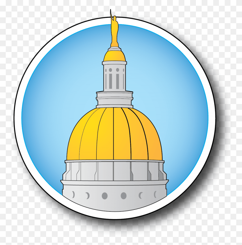 774x788 Day At The Capitol Clip Art Black And White Exclamation Mark, Dome, Architecture, Building HD PNG Download