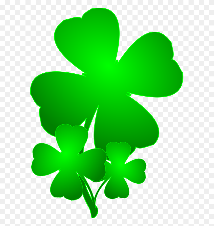 603x827 Day Clipart Four Leaf Clover, Green, Graphics HD PNG Download