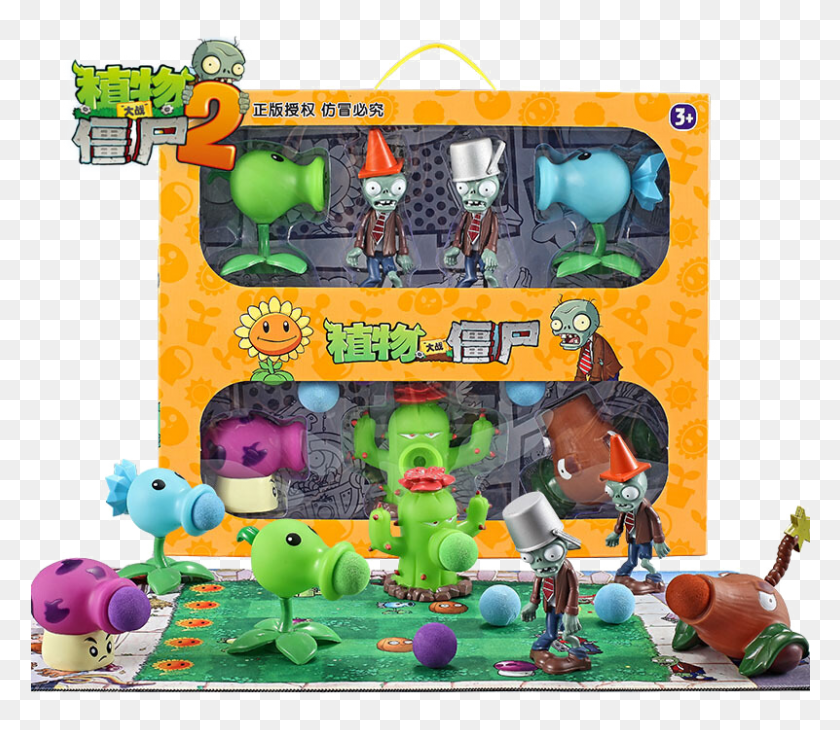 801x689 Day Gifts Plants Vs Zombies Toys 2 Complete Cartoon, Video Gaming, Toy, Kart HD PNG Download