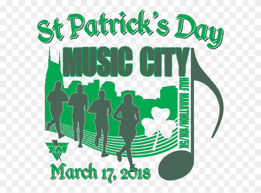 600x561 Day Music City Half 10k Amp 5k Poster, Advertisement, Flyer, Paper HD PNG Download
