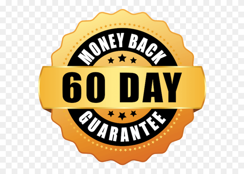 582x539 Day No Questions Asked Money Back Guarantee Label, Text, Logo, Symbol HD PNG Download