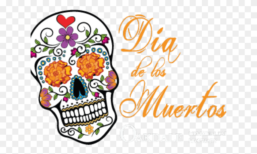 641x443 El Día De Los Muertos, Gráficos, Diseño Floral Hd Png