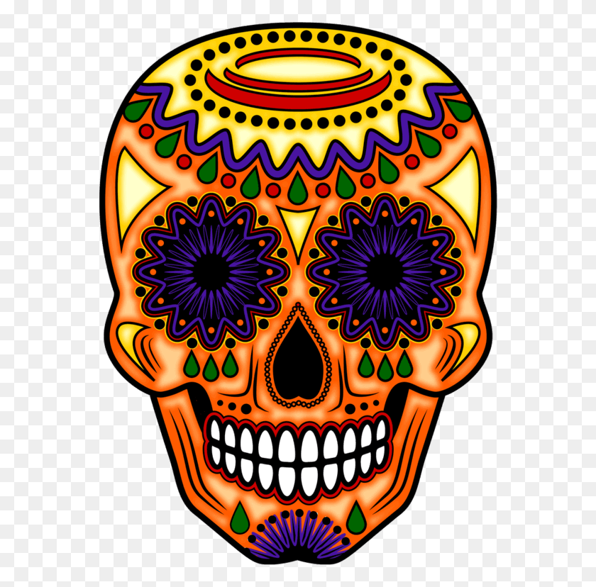 563x768 Day Of The Dead Art Altars Comments Skull, Graphics, Egg HD PNG Download