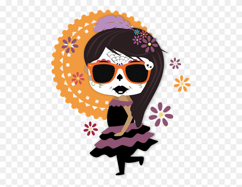 491x588 Day Of The Dead Messages Sticker 1 Class Of 1994 Reunion, Person, Human, Sunglasses HD PNG Download