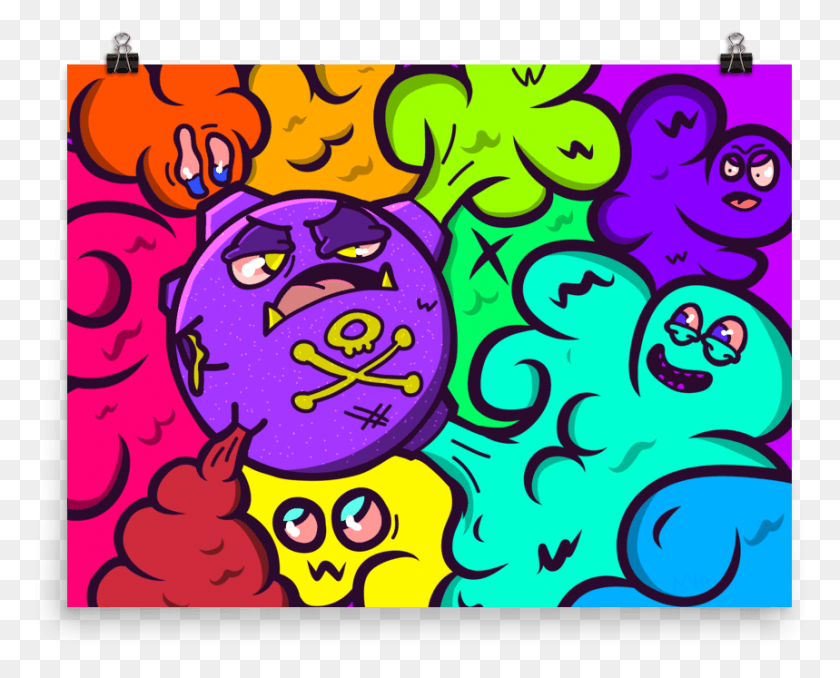 859x681 Day With Koffing39 Poster Visual Arts, Doodle HD PNG Download
