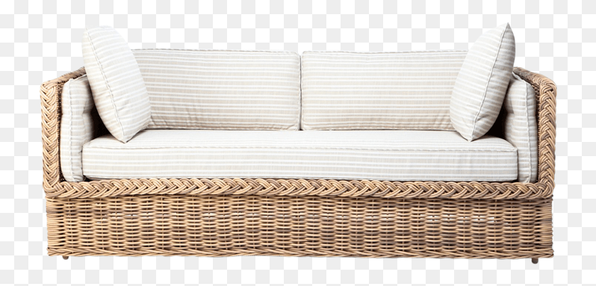 733x343 Daybed Patio Furniture Studio Couch, Home Decor, Linen, Cushion Descargar Hd Png