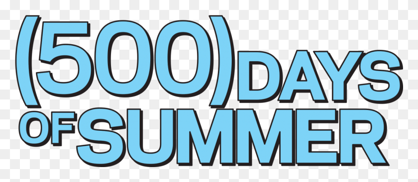 1281x503 Days Of Summer 500 Days Of Summer Dvd, Word, Text, Alphabet HD PNG Download
