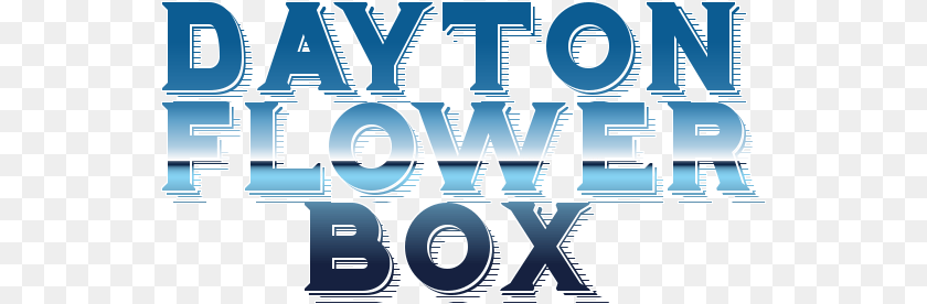 550x276 Dayton Flower Box, Text, City, Number, Symbol PNG