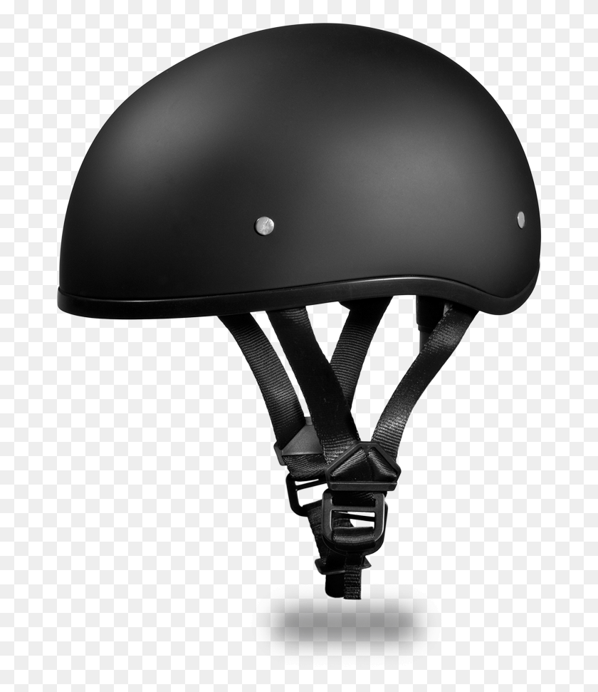 685x911 Daytona Skull Cap Helmet Smallest Dot 1 2 Helmet, Crash Helmet, Clothing, Apparel HD PNG Download