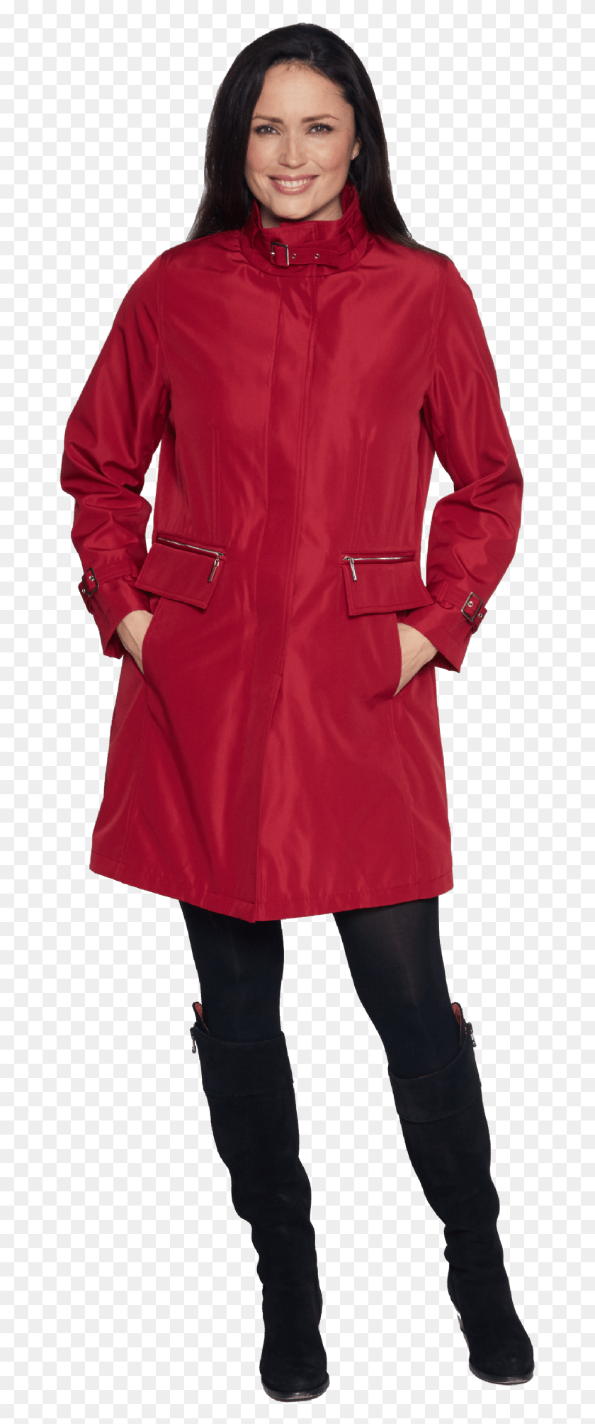 673x1948 Db Button Up Flyfront Trench Coat, Clothing, Apparel, Overcoat HD PNG Download
